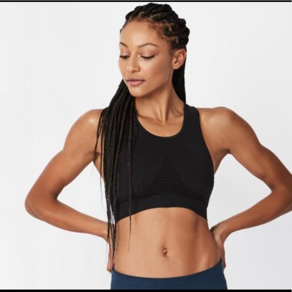 Sweaty Betty Black High-Neck Sports Bra